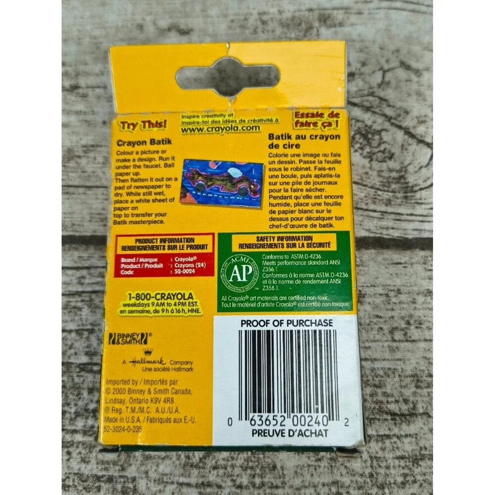 Vintage 2000 Crayola Crayons 24 Pack (Only 23 Included) - Dandelion and Others